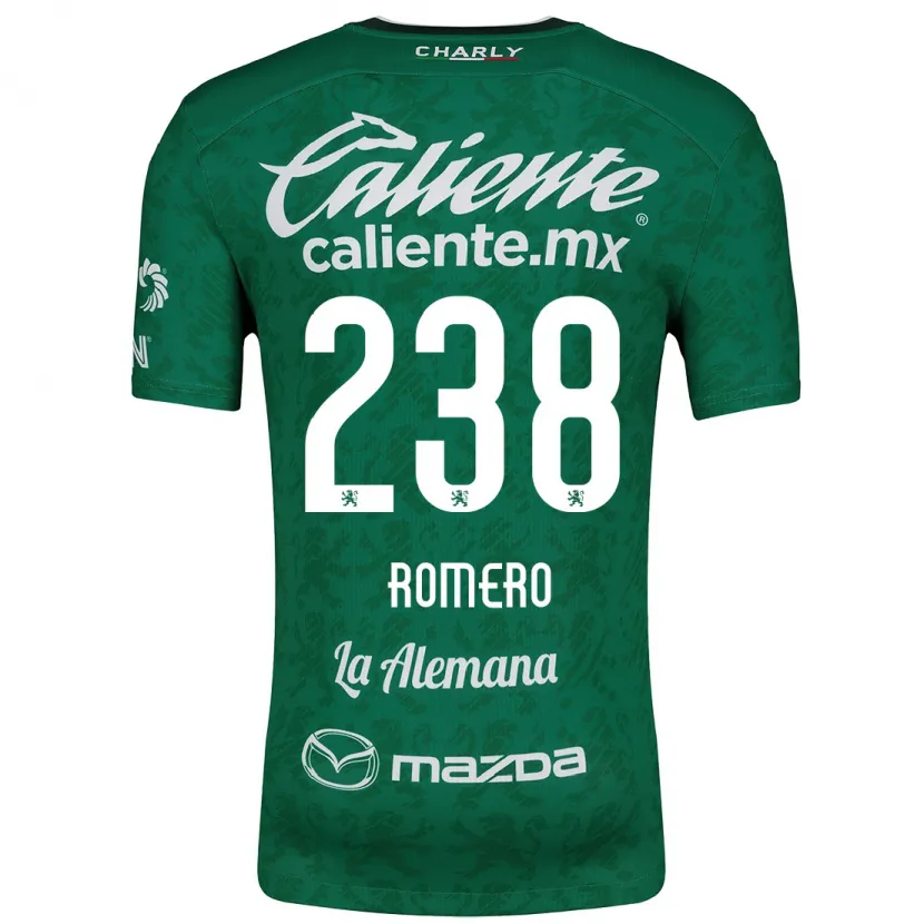 Danxen Dzieci Paulo Romero #238 Zielony Biały Domowa Koszulka 2024/25 Koszulki Klubowe