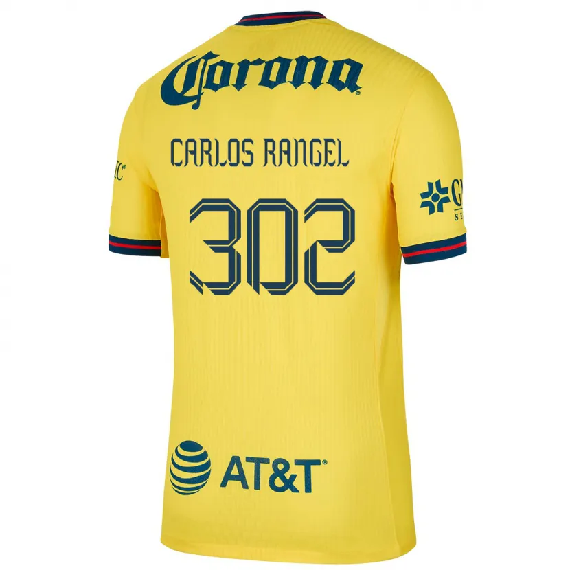 Danxen Dzieci Juan Carlos Rangel #302 Yellow Blue Domowa Koszulka 2024/25 Koszulki Klubowe