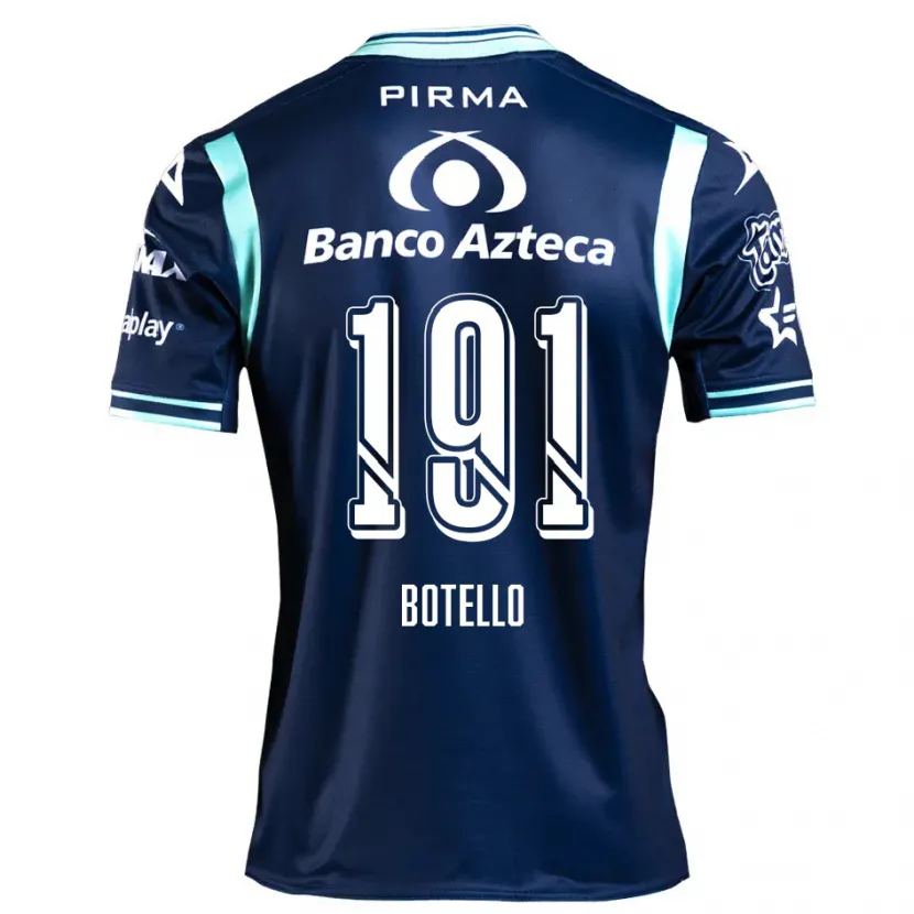 Danxen Dzieci Octavio Botello #191 Ciemnoniebieski Wyjazdowa Koszulka 2024/25 Koszulki Klubowe