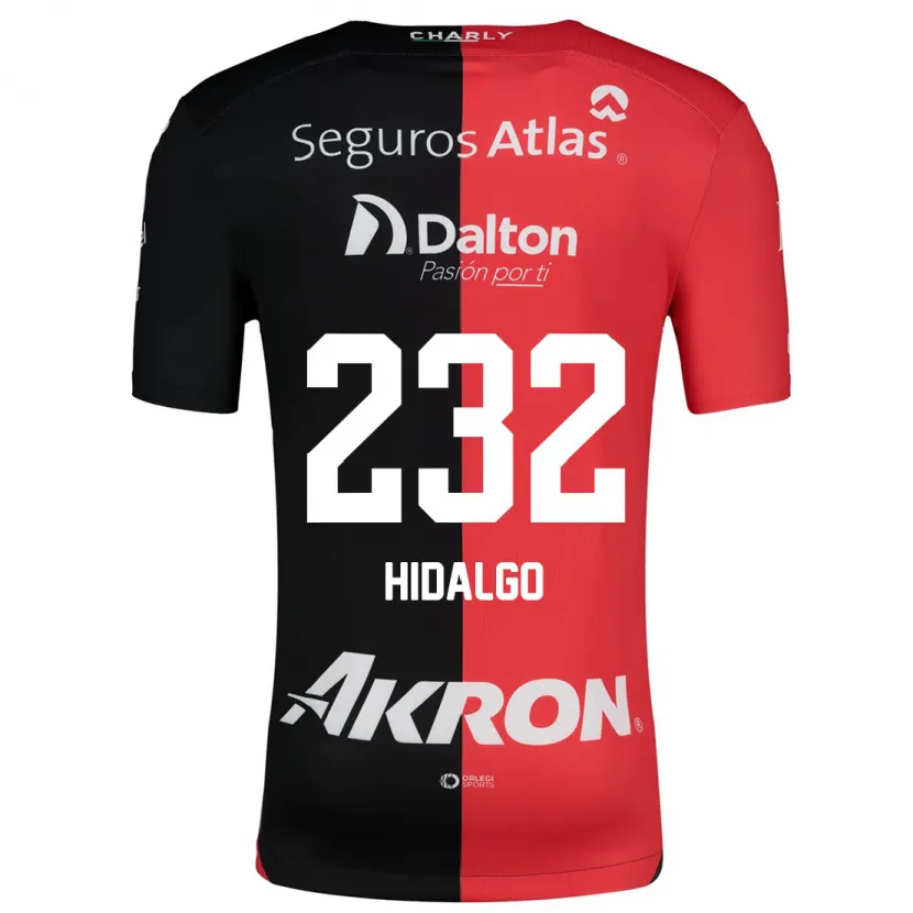 Danxen Męski Óscar Hidalgo #232 Czerwony Czarny Domowa Koszulka 2024/25 Koszulki Klubowe