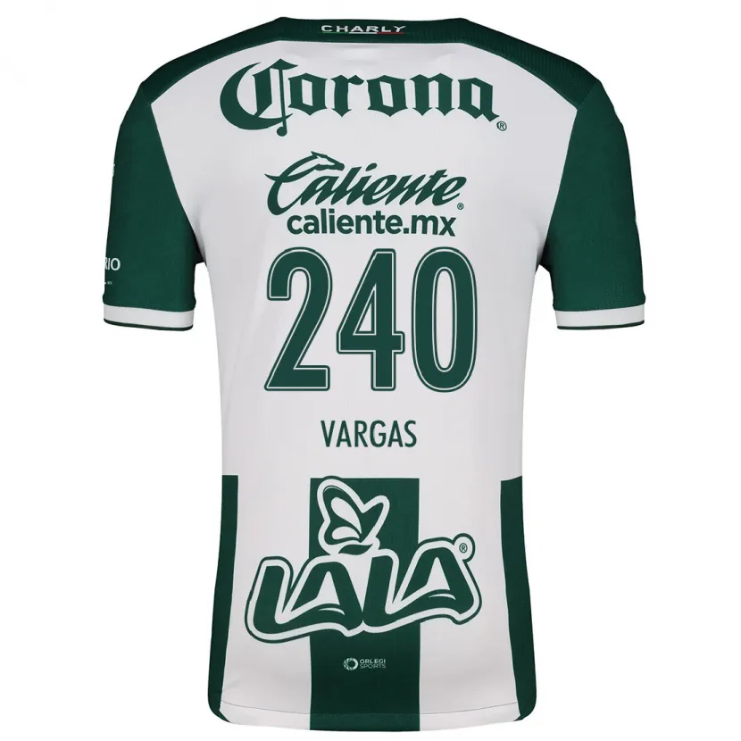 Danxen Męski Diego Vargas #240 Zielony Biały Domowa Koszulka 2024/25 Koszulki Klubowe