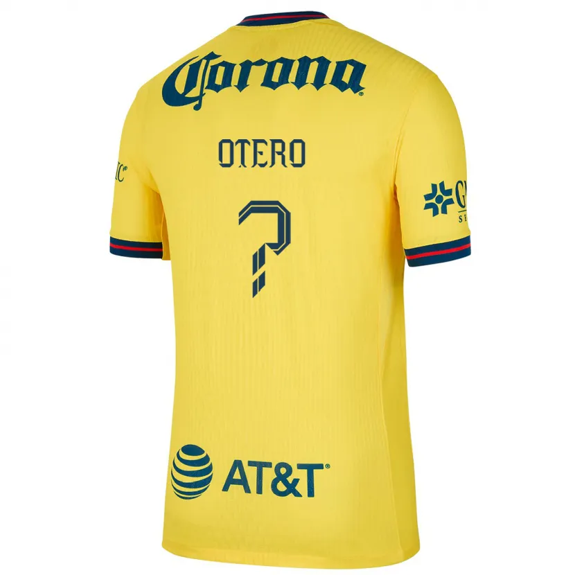 Danxen Męski Juan Otero #0 Yellow Blue Domowa Koszulka 2024/25 Koszulki Klubowe