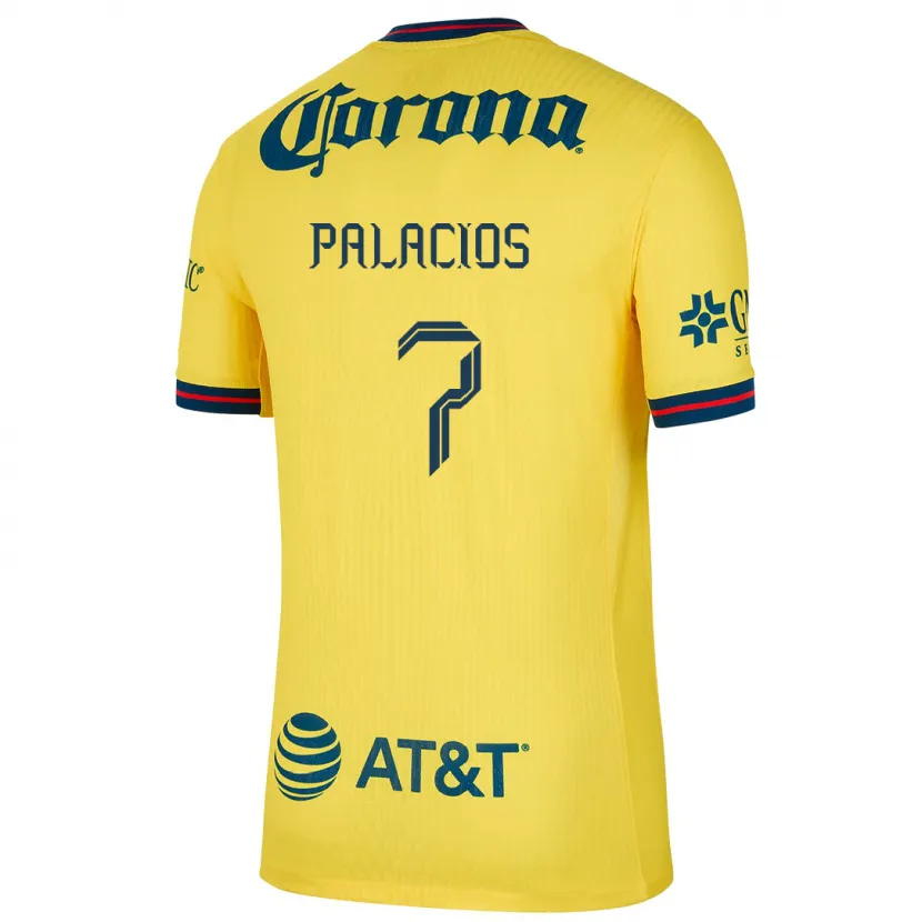 Danxen Męski Kiana Palacios #7 Yellow Blue Domowa Koszulka 2024/25 Koszulki Klubowe