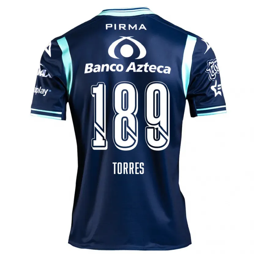 Danxen Męski Dylan Torres #189 Ciemnoniebieski Wyjazdowa Koszulka 2024/25 Koszulki Klubowe