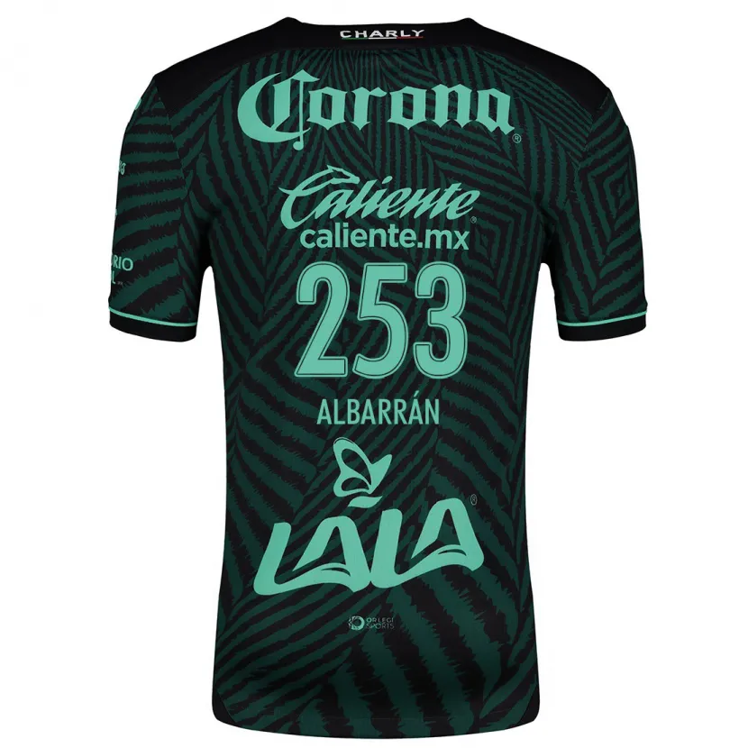 Danxen Męski Rodrigo Albarrán #253 Czarny Zielony Wyjazdowa Koszulka 2024/25 Koszulki Klubowe