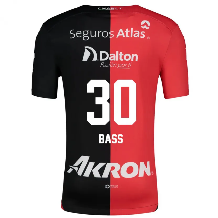 Danxen Kobiety Abraham Bass #30 Czerwony Czarny Domowa Koszulka 2024/25 Koszulki Klubowe