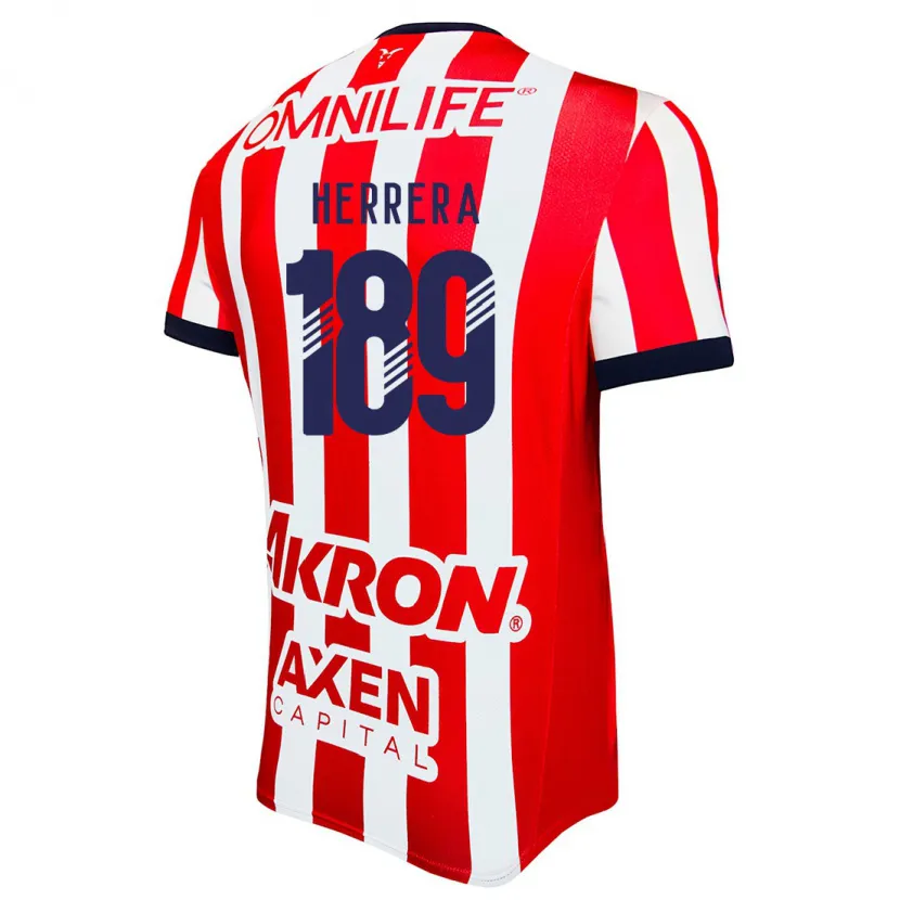 Danxen Kobiety Antonio Herrera #189 Czerwony Biały Niebieski Domowa Koszulka 2024/25 Koszulki Klubowe
