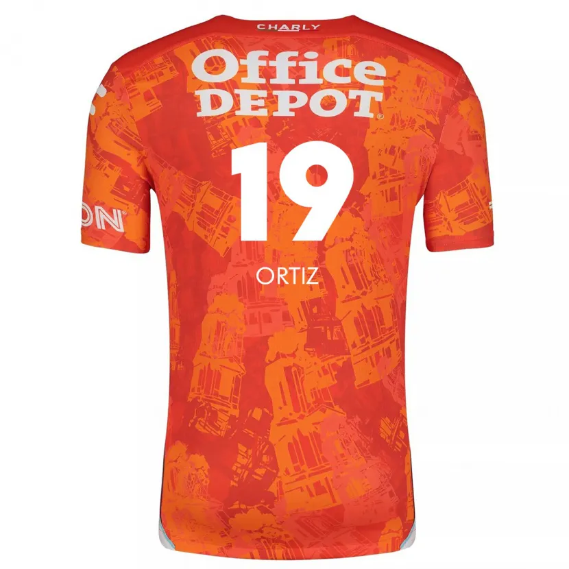 Danxen Kobiety Celso Ortiz #19 Pomarańczowo-Biały Wyjazdowa Koszulka 2024/25 Koszulki Klubowe