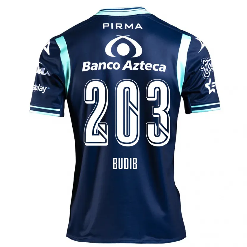 Danxen Kobiety Pedro Budib #203 Ciemnoniebieski Wyjazdowa Koszulka 2024/25 Koszulki Klubowe