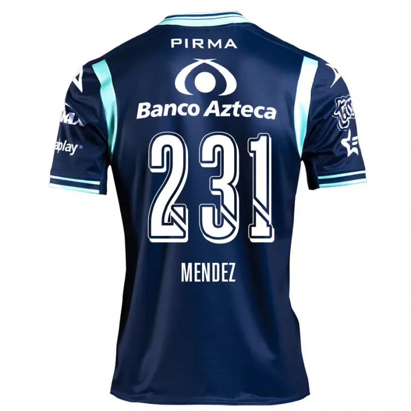 Danxen Kobiety Alejandro Méndez #231 Ciemnoniebieski Wyjazdowa Koszulka 2024/25 Koszulki Klubowe