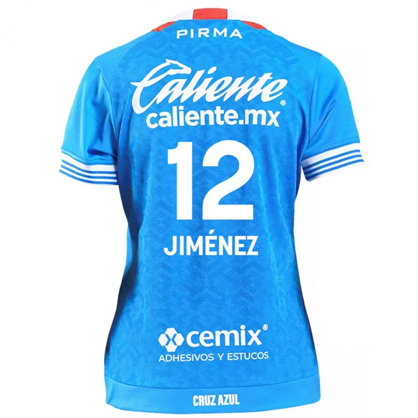 Danxen Dzieci Luis Jiménez #12 Niebieskie Niebo Domowa Koszulka 2024/25 Koszulki Klubowe