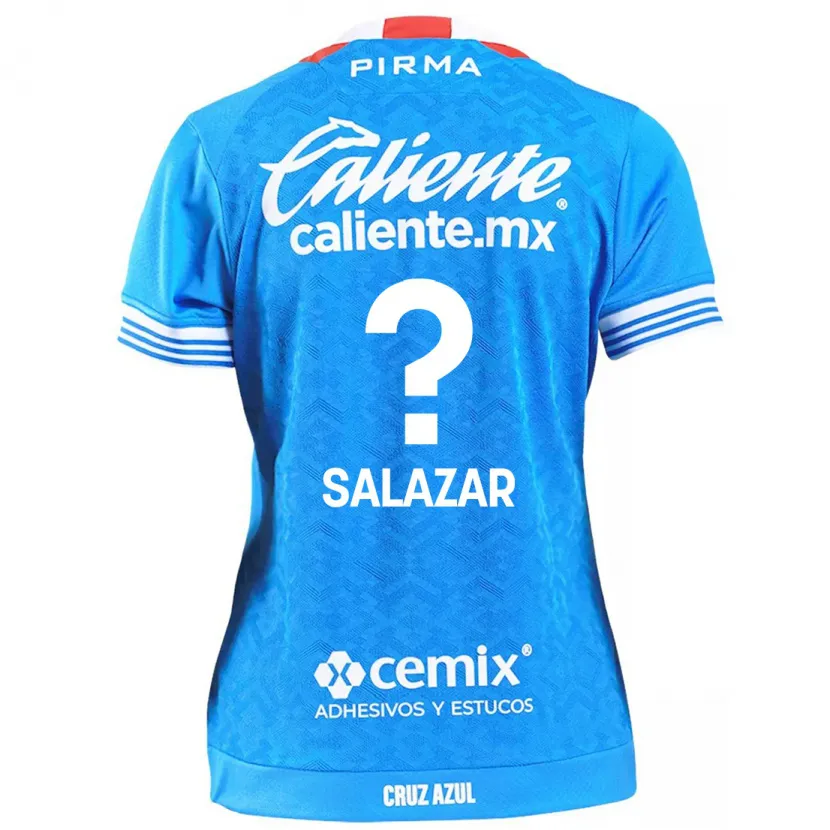 Danxen Dzieci Fernando Salazar #0 Niebieskie Niebo Domowa Koszulka 2024/25 Koszulki Klubowe