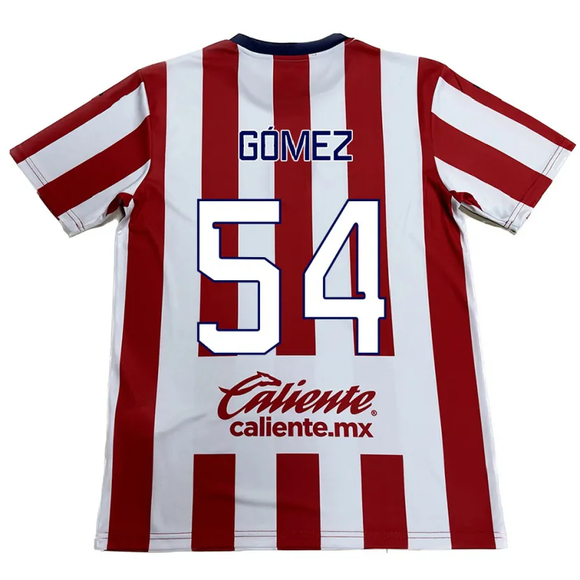 Danxen Dzieci Miguel Gómez #54 Czerwono-Biały Domowa Koszulka 2024/25 Koszulki Klubowe