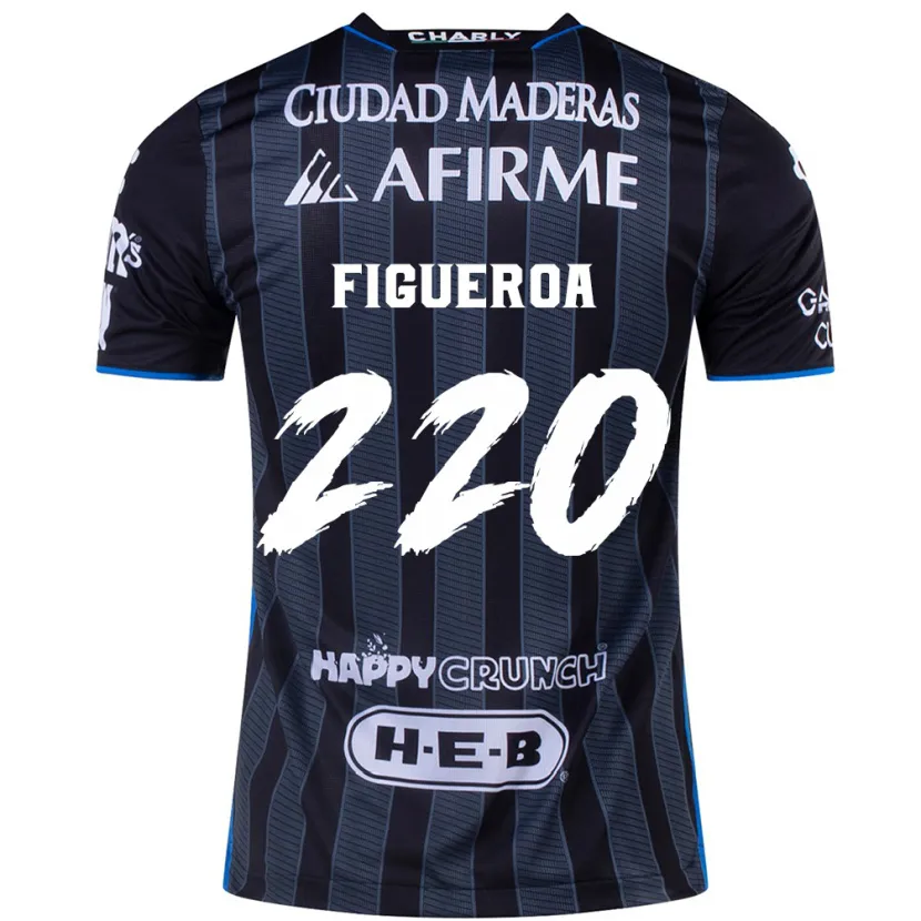 Danxen Dzieci Christopher Figueroa #220 Biało-Czarny Wyjazdowa Koszulka 2024/25 Koszulki Klubowe