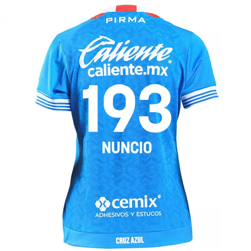 Danxen Męski Jorge Nuncio #193 Niebieskie Niebo Domowa Koszulka 2024/25 Koszulki Klubowe