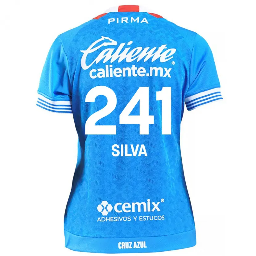 Danxen Męski Iván Silva #241 Niebieskie Niebo Domowa Koszulka 2024/25 Koszulki Klubowe