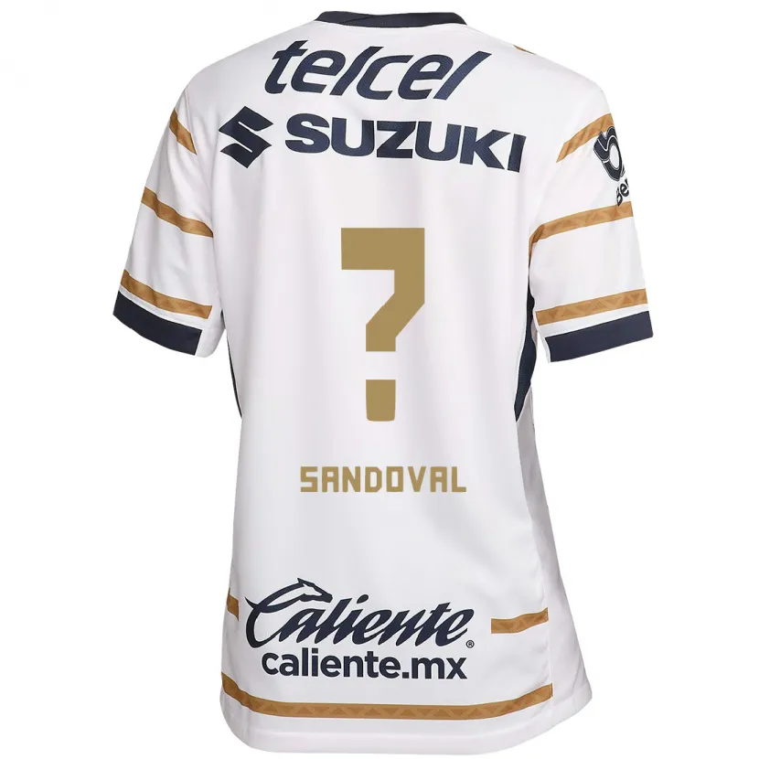 Danxen Męski Kevin Sandoval #0 Biały Obsydian Domowa Koszulka 2024/25 Koszulki Klubowe