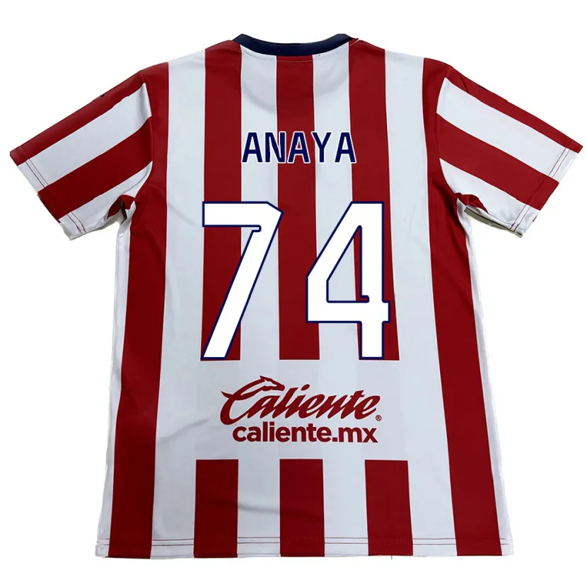 Danxen Męski Mario Anaya #74 Czerwono-Biały Domowa Koszulka 2024/25 Koszulki Klubowe