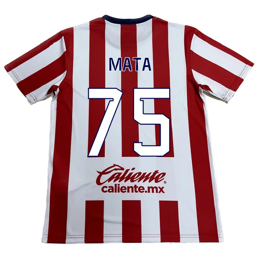 Danxen Męski Hugo Mata #75 Czerwono-Biały Domowa Koszulka 2024/25 Koszulki Klubowe