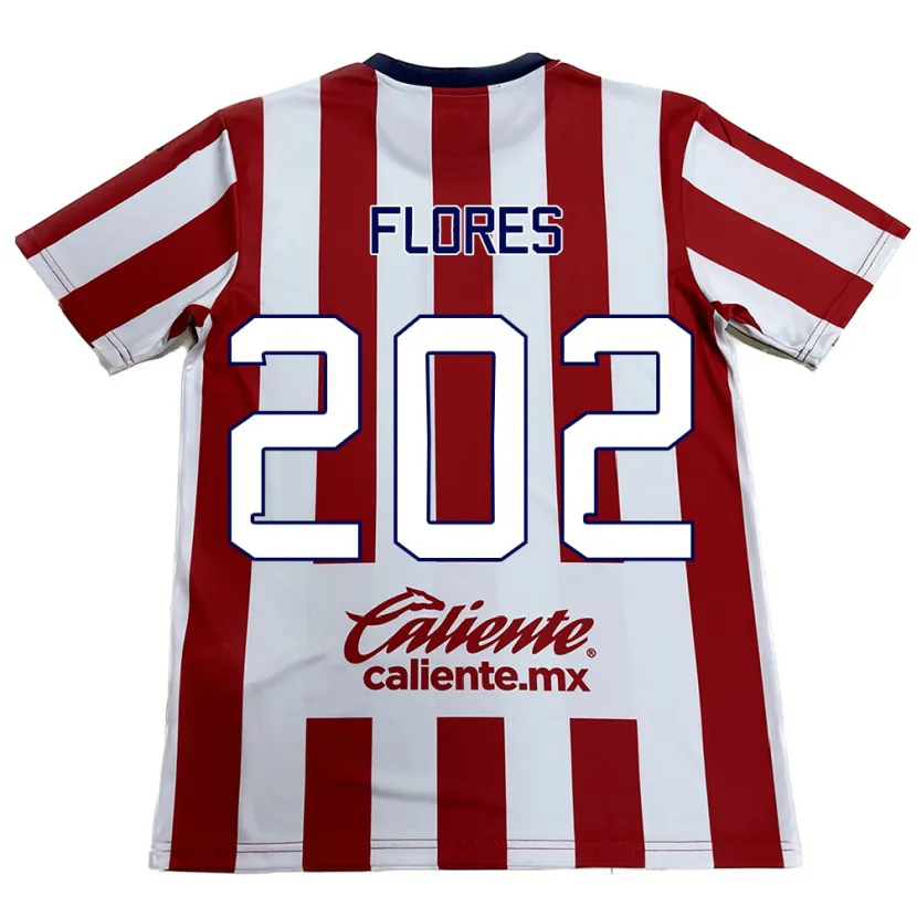 Danxen Męski Daniel Flores #202 Czerwono-Biały Domowa Koszulka 2024/25 Koszulki Klubowe
