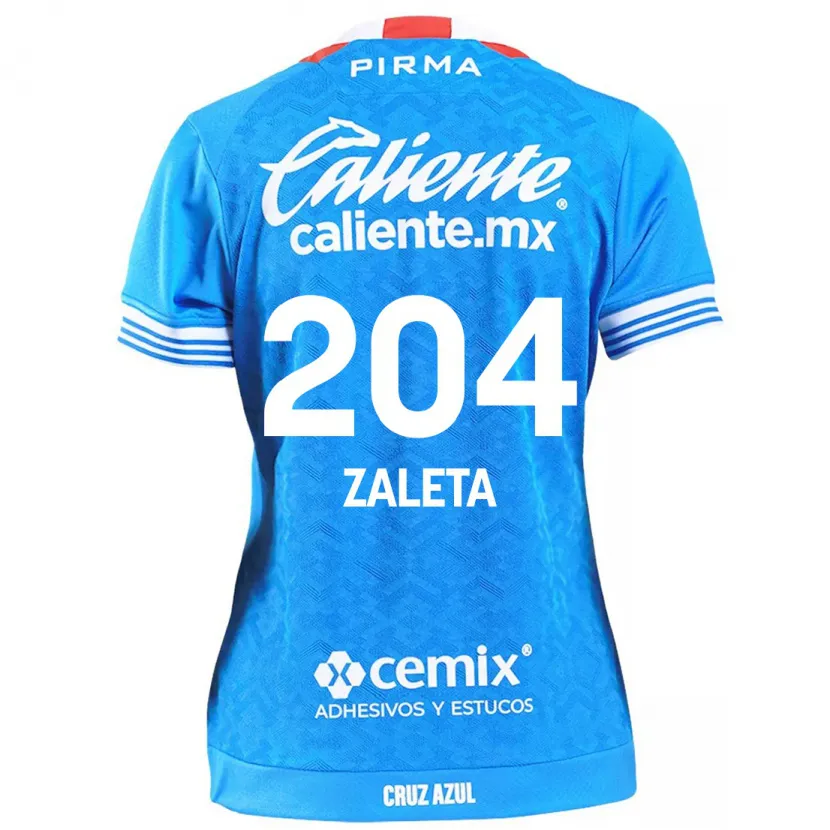 Danxen Kobiety Mauro Zaleta #204 Niebieskie Niebo Domowa Koszulka 2024/25 Koszulki Klubowe