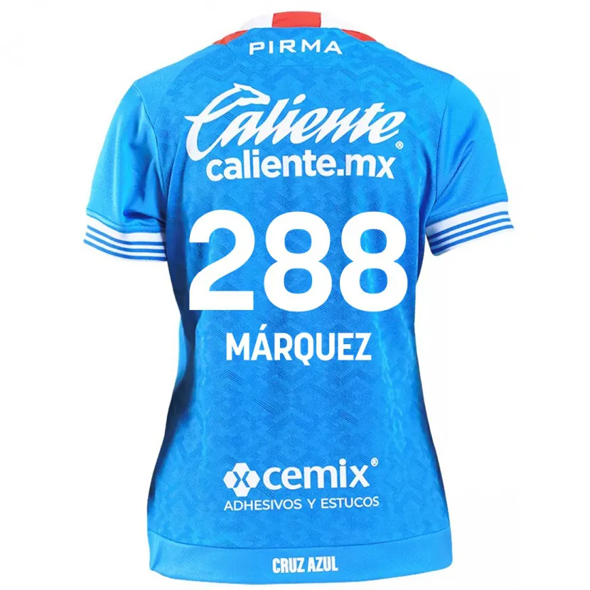 Danxen Kobiety Víctor Márquez #288 Niebieskie Niebo Domowa Koszulka 2024/25 Koszulki Klubowe