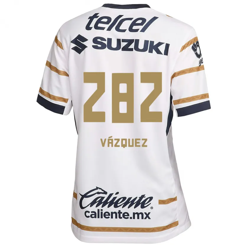 Danxen Kobiety Austin Vázquez #282 Biały Obsydian Domowa Koszulka 2024/25 Koszulki Klubowe