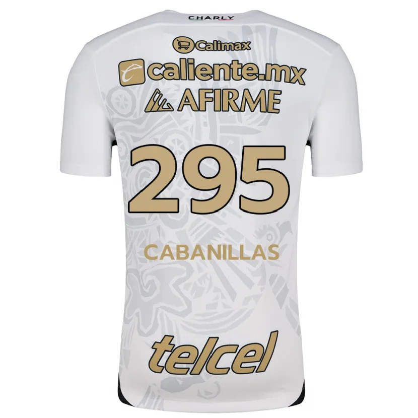 Danxen Kobiety Osvaldo Cabanillas #295 Biało-Czarny Wyjazdowa Koszulka 2024/25 Koszulki Klubowe