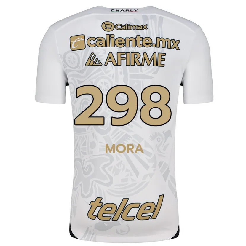 Danxen Kobiety Gilberto Mora #298 Biało-Czarny Wyjazdowa Koszulka 2024/25 Koszulki Klubowe