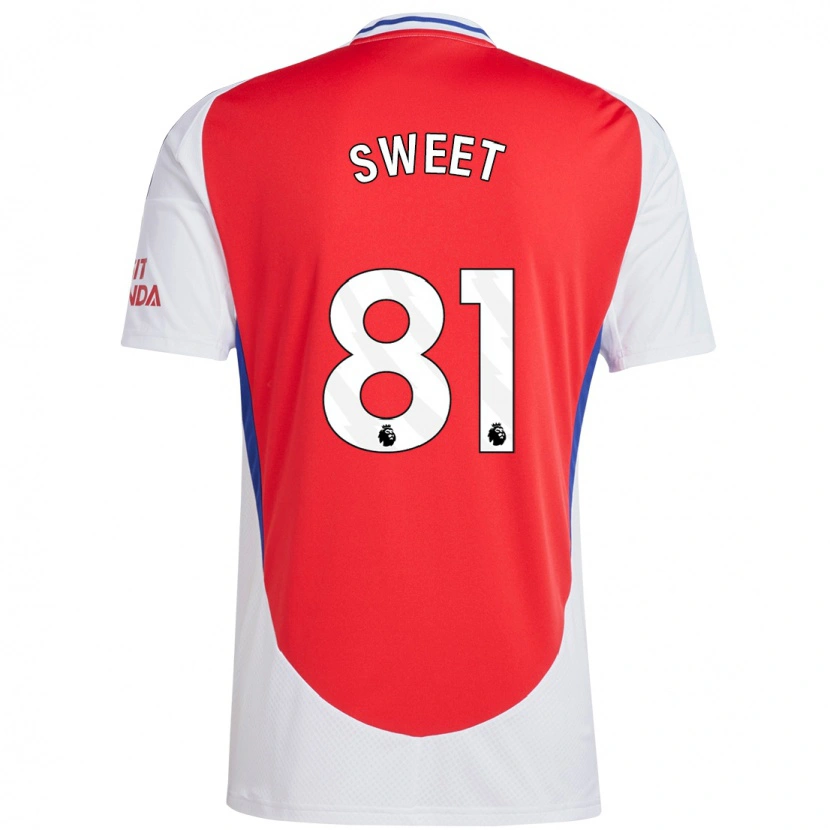 Danxen Dzieci Will Sweet #81 Czerwony Biały Domowa Koszulka 2024/25 Koszulki Klubowe