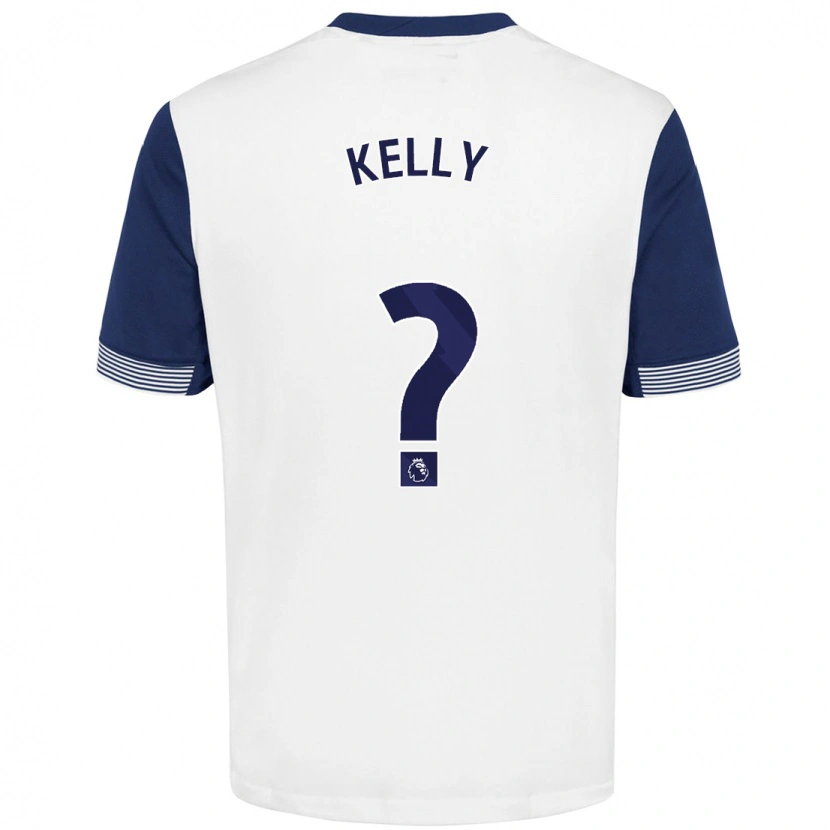 Danxen Dzieci Kyle Kelly #0 Biały Niebieski Domowa Koszulka 2024/25 Koszulki Klubowe