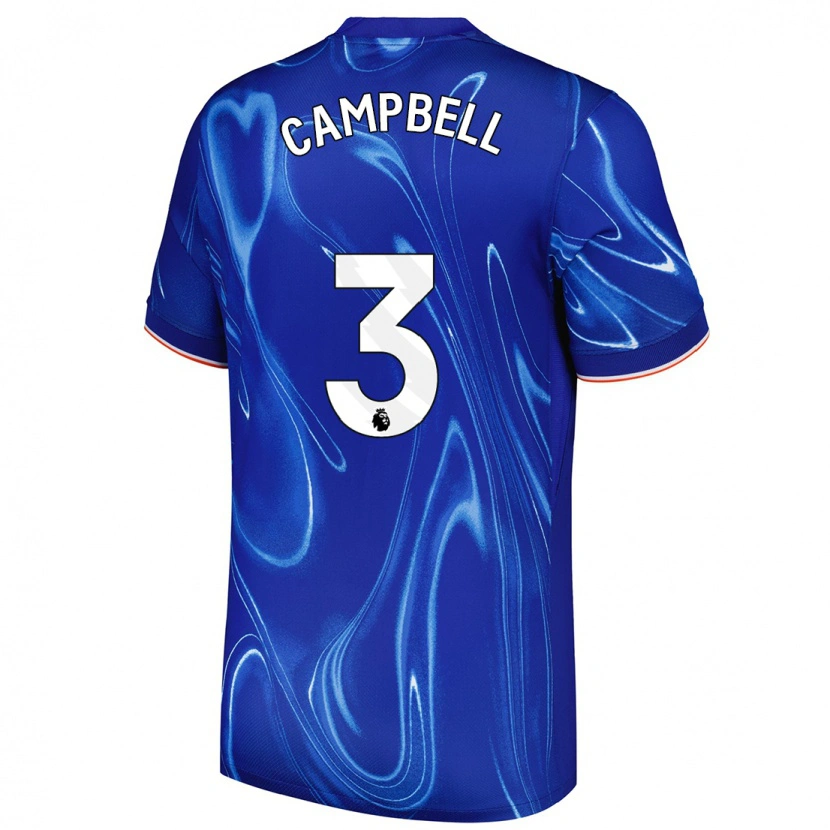 Danxen Dzieci Harrison Murray-Campbell #3 Niebieski Biały Domowa Koszulka 2024/25 Koszulki Klubowe