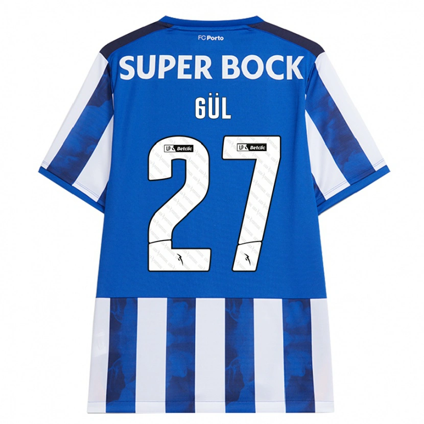 Danxen Dzieci Deniz Gül #27 Niebieski Biały Domowa Koszulka 2024/25 Koszulki Klubowe