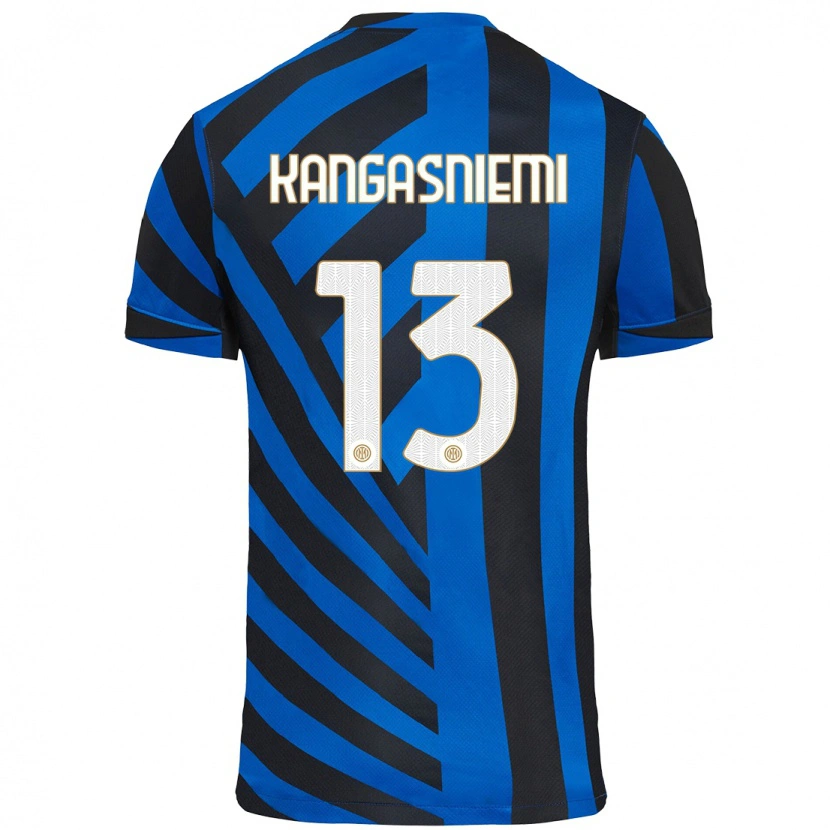 Danxen Dzieci Ilari Kangasniemi #13 Niebiesko-Czarny Domowa Koszulka 2024/25 Koszulki Klubowe