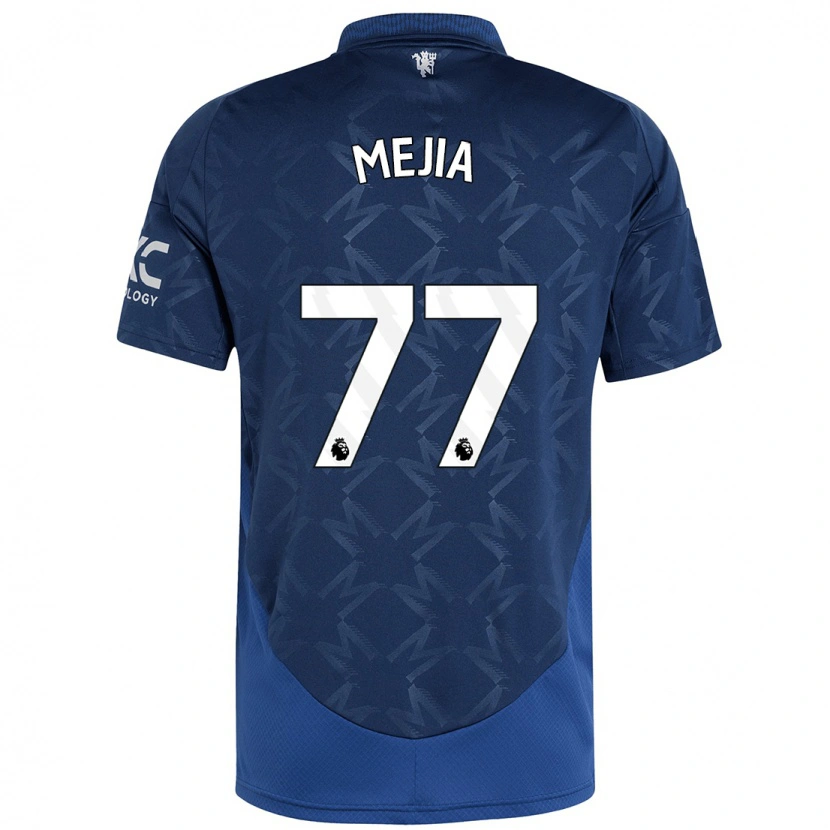 Danxen Dzieci Mateo Mejia #77 Indygo Wyjazdowa Koszulka 2024/25 Koszulki Klubowe