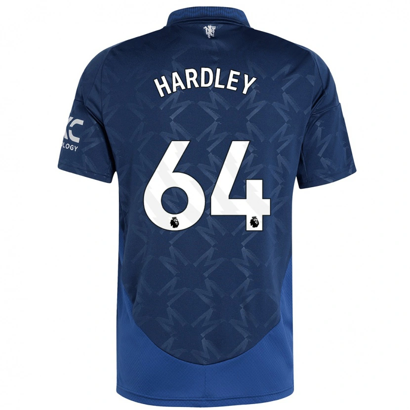Danxen Dzieci Bjorn Hardley #64 Indygo Wyjazdowa Koszulka 2024/25 Koszulki Klubowe