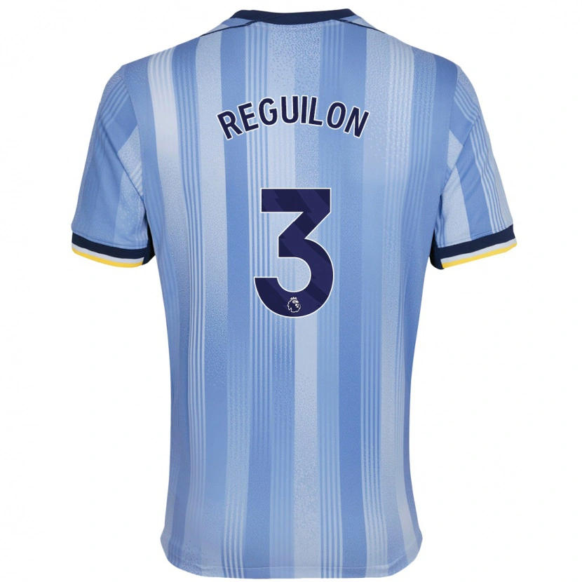 Danxen Dzieci Sergio Reguilón #3 Jasnoniebieski Wyjazdowa Koszulka 2024/25 Koszulki Klubowe