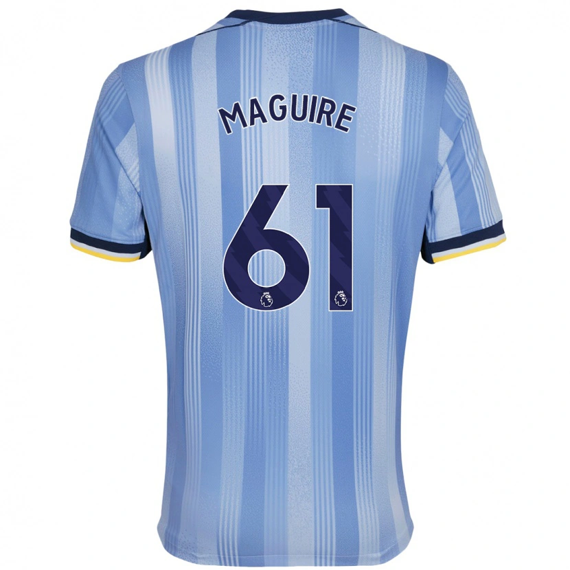 Danxen Dzieci Aaron Maguire #61 Jasnoniebieski Wyjazdowa Koszulka 2024/25 Koszulki Klubowe