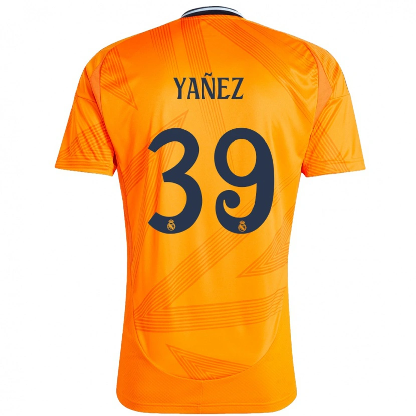 Danxen Dzieci Daniel Yañez #39 Pomarańczowy Wyjazdowa Koszulka 2024/25 Koszulki Klubowe