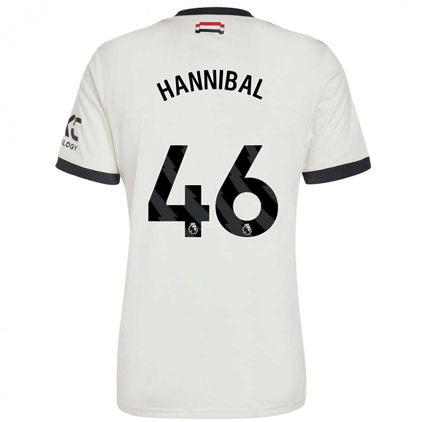 Danxen Dzieci Hannibal #46 Ecru Trzeci Komplet Koszulka 2024/25 Koszulki Klubowe