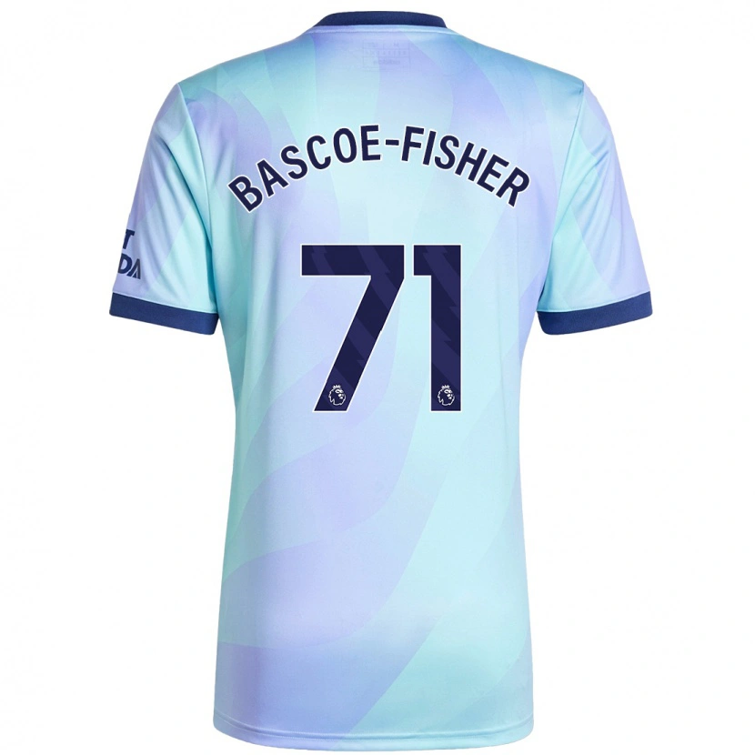 Danxen Dzieci Jakai Bascoe-Fisher #71 Aqua Trzeci Komplet Koszulka 2024/25 Koszulki Klubowe