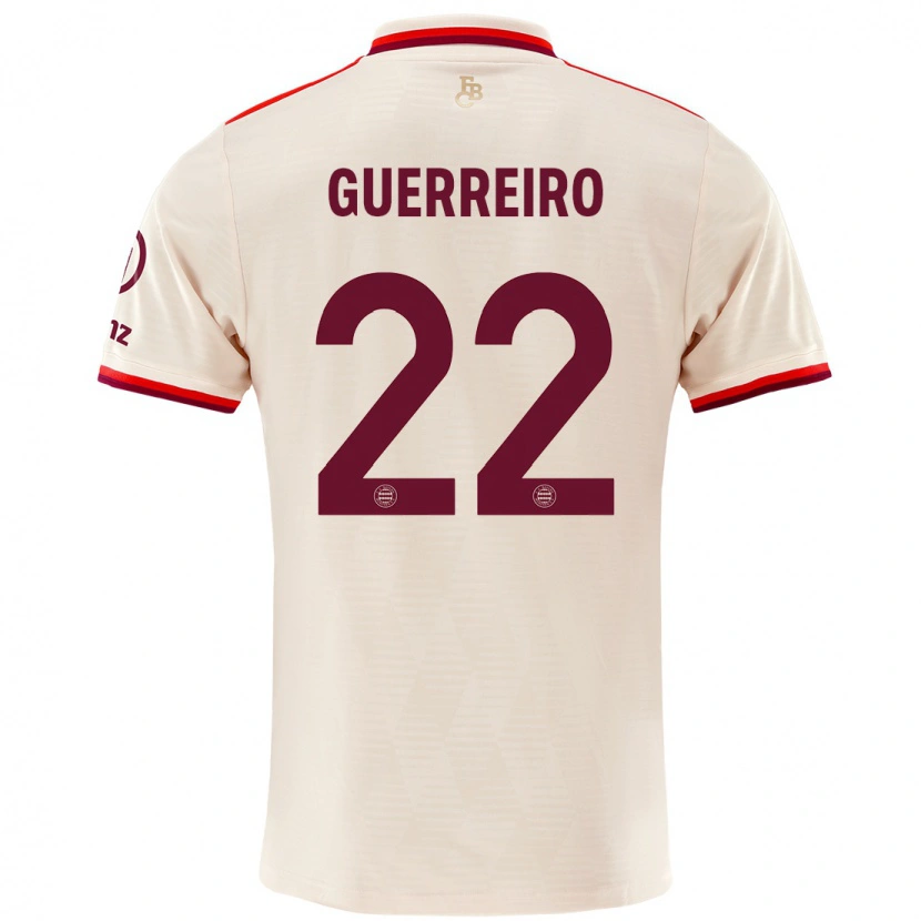 Danxen Dzieci Raphaël Guerreiro #22 Lniany Trzeci Komplet Koszulka 2024/25 Koszulki Klubowe