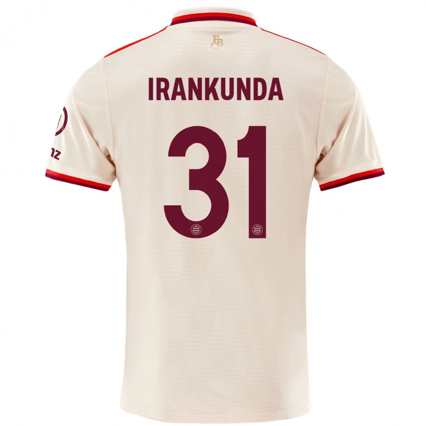Danxen Dzieci Nestory Irankunda #31 Lniany Trzeci Komplet Koszulka 2024/25 Koszulki Klubowe