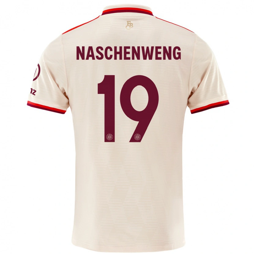Danxen Dzieci Katharina Naschenweng #19 Lniany Trzeci Komplet Koszulka 2024/25 Koszulki Klubowe