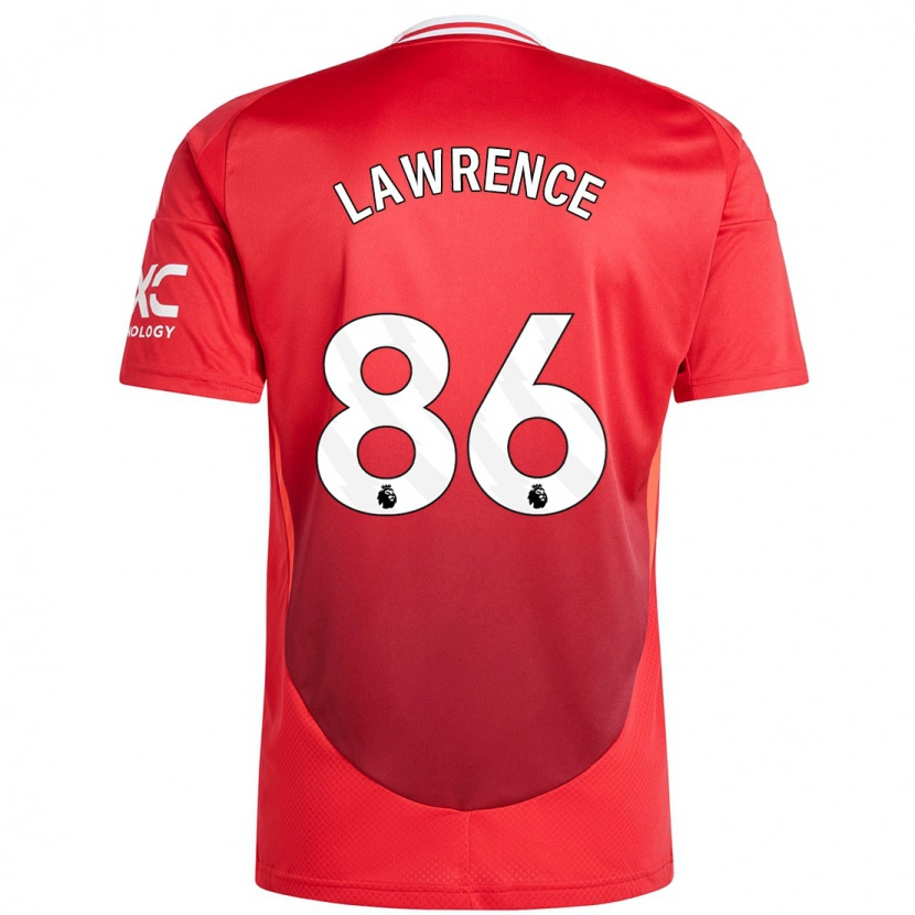 Danxen Męski Marcus Lawrence #86 Jasnoczerwony Domowa Koszulka 2024/25 Koszulki Klubowe