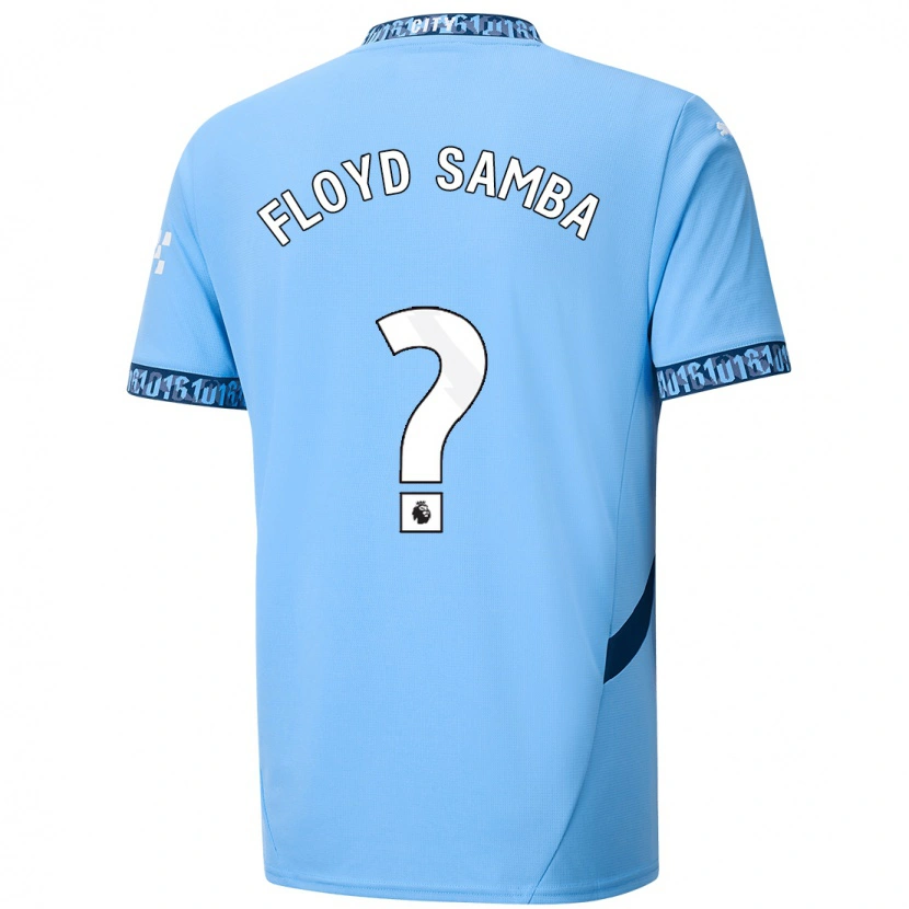 Danxen Męski Floyd Samba #0 Granatowy Domowa Koszulka 2024/25 Koszulki Klubowe