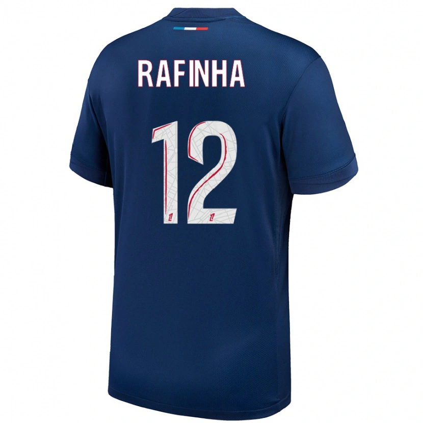Danxen Męski Rafinha #12 Granatowy Biały Domowa Koszulka 2024/25 Koszulki Klubowe