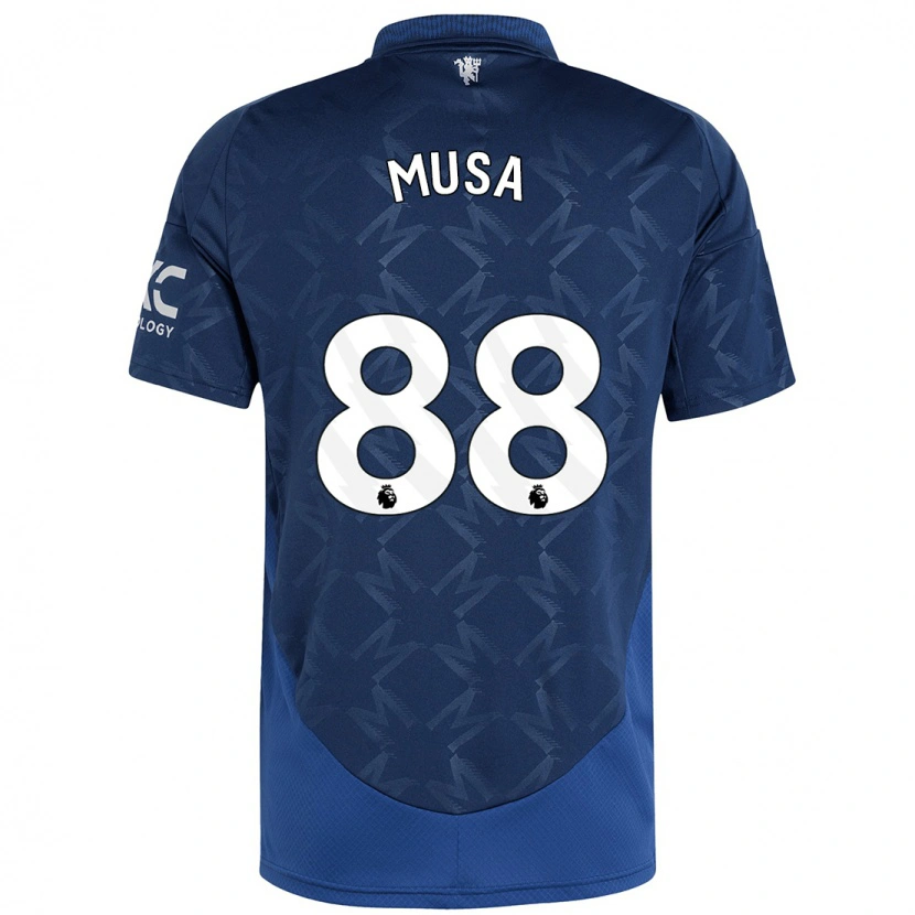 Danxen Męski Victor Musa #88 Indygo Wyjazdowa Koszulka 2024/25 Koszulki Klubowe