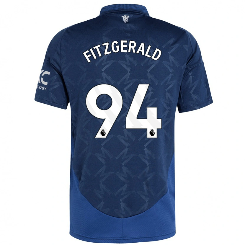 Danxen Męski Jayce Fitzgerald #94 Indygo Wyjazdowa Koszulka 2024/25 Koszulki Klubowe