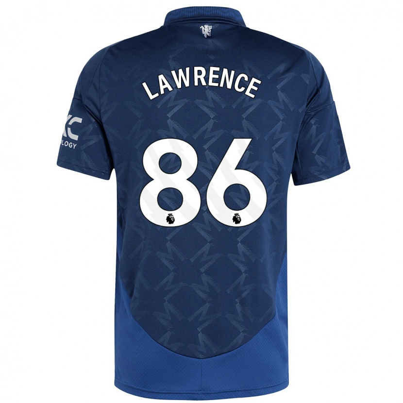 Danxen Męski Marcus Lawrence #86 Indygo Wyjazdowa Koszulka 2024/25 Koszulki Klubowe